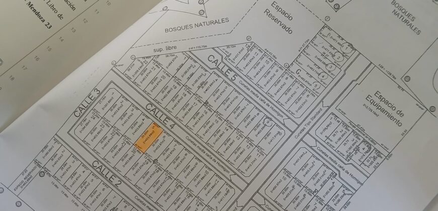 -VENTA DE TERRENO EN BARRIO BRISAS DEL VALLE, COLONIA LAS ROSAS, TUNUYÁN-
